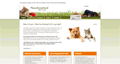 Desktop Screenshot of naturfutterland.de