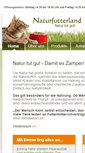 Mobile Screenshot of naturfutterland.de